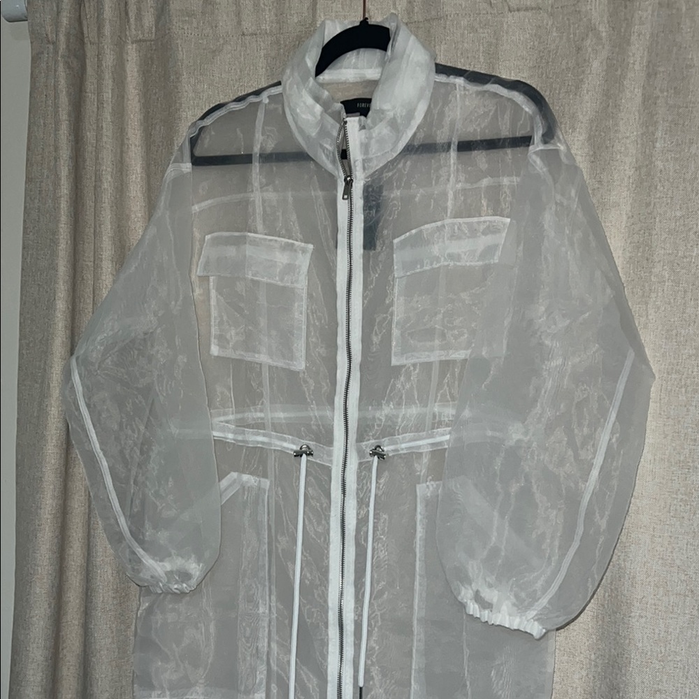 Sheer White Women's Jacket